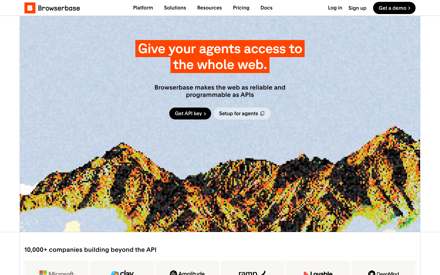 Browserbase landing